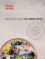 On Tap Credit Union's 2013 Annual Report Front Cover 